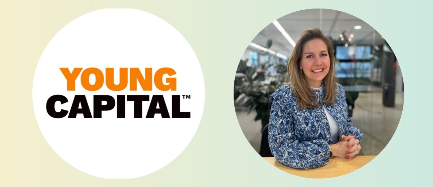 Logo and person at roundtable discussion